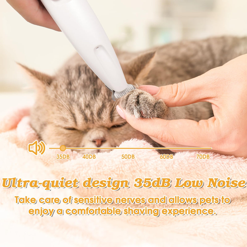 Palksky paw trimmer features LED front light for precise trimming.
