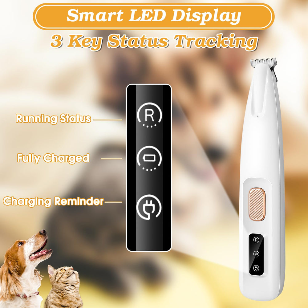 Palksky compact cordless trimmer is easy to store.
