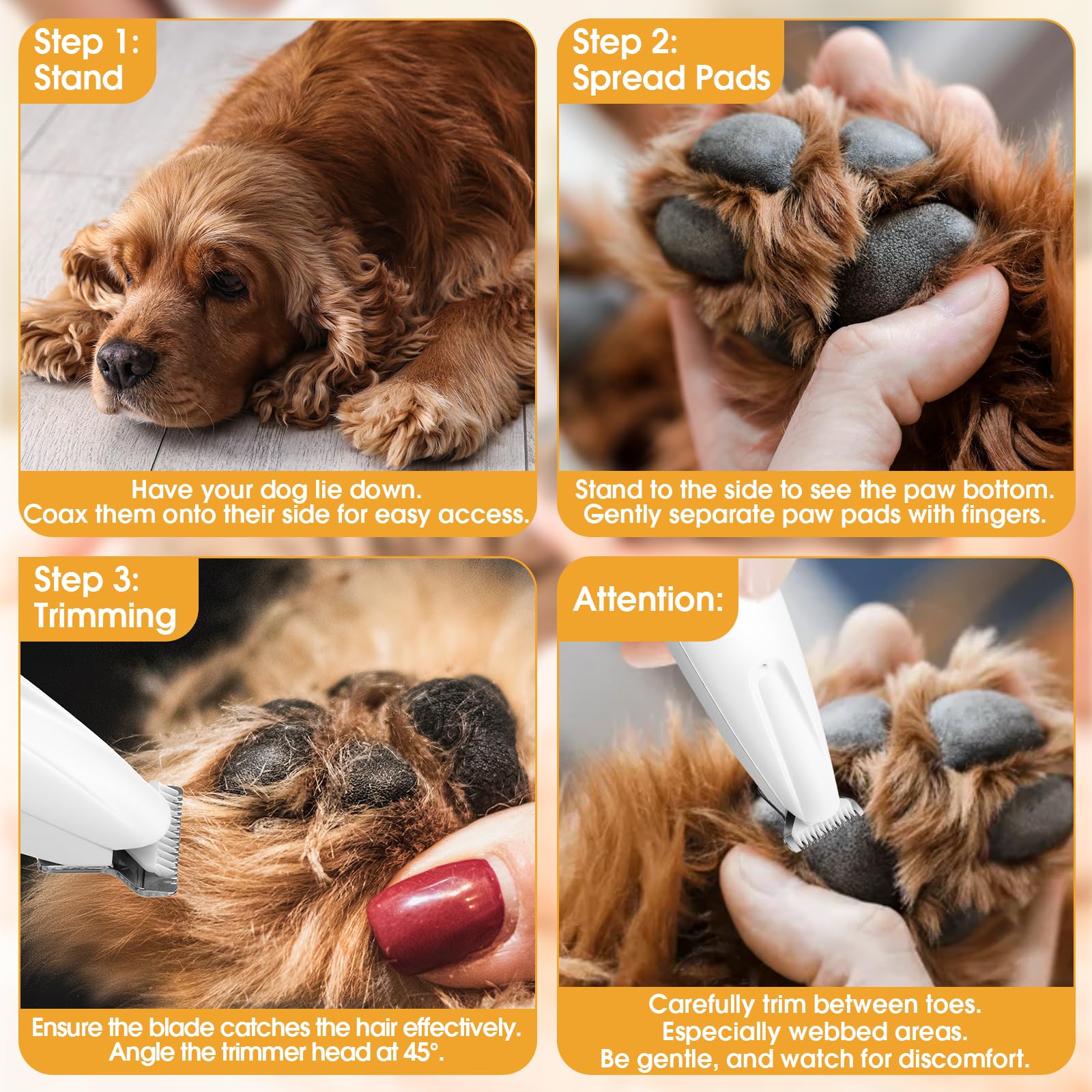 Palksky waterproof trimmer can be rinsed under tap after grooming.