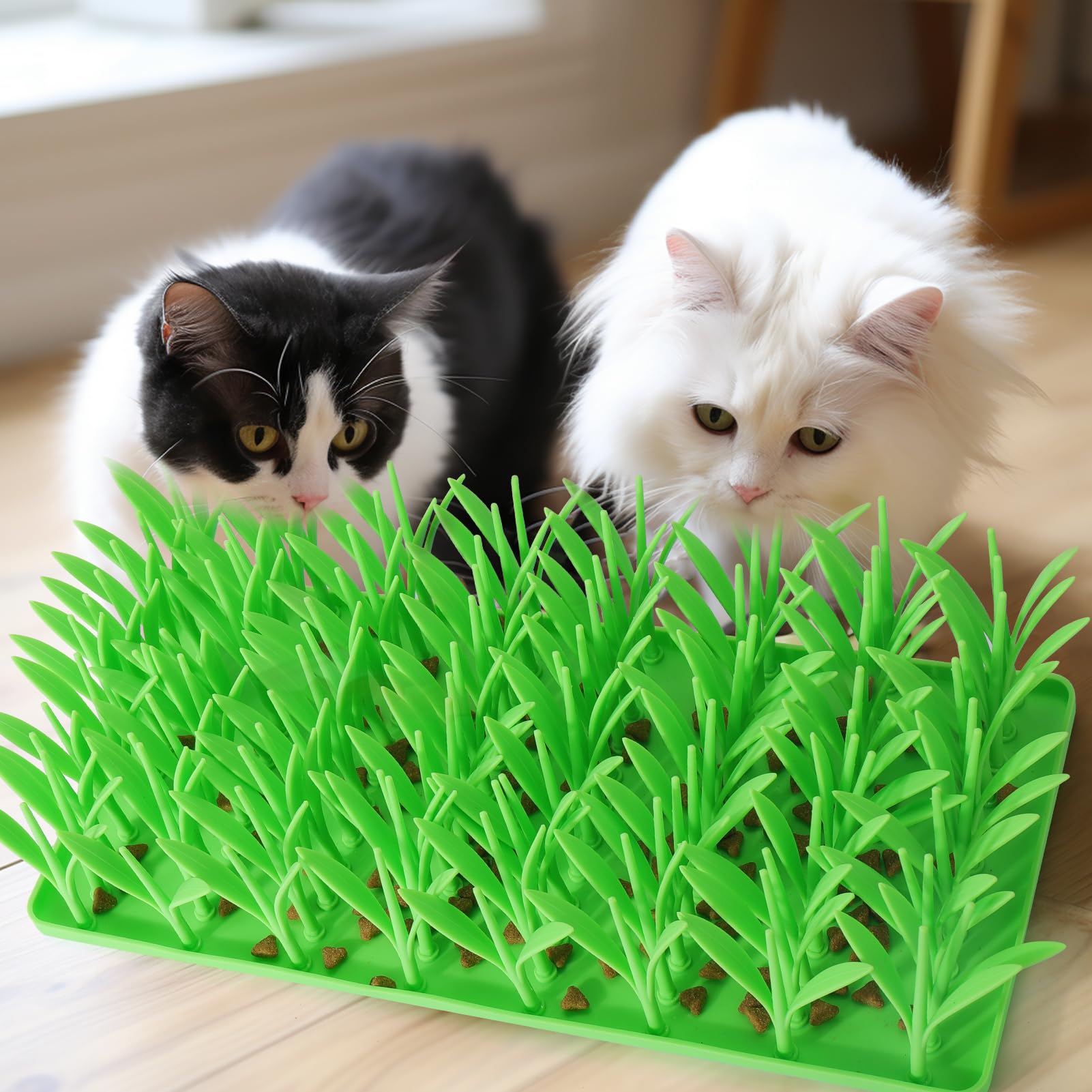 Palksky interactive enrichment cat mat adds sensory engagement during playtime.