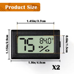 Palksky thermometer humidity gauge display used for easy readouts from distance