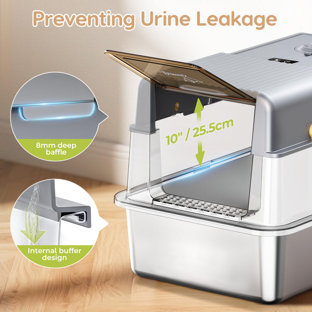 PalNests L7 Ultra anti-leak structure helps prevent spills on floors.