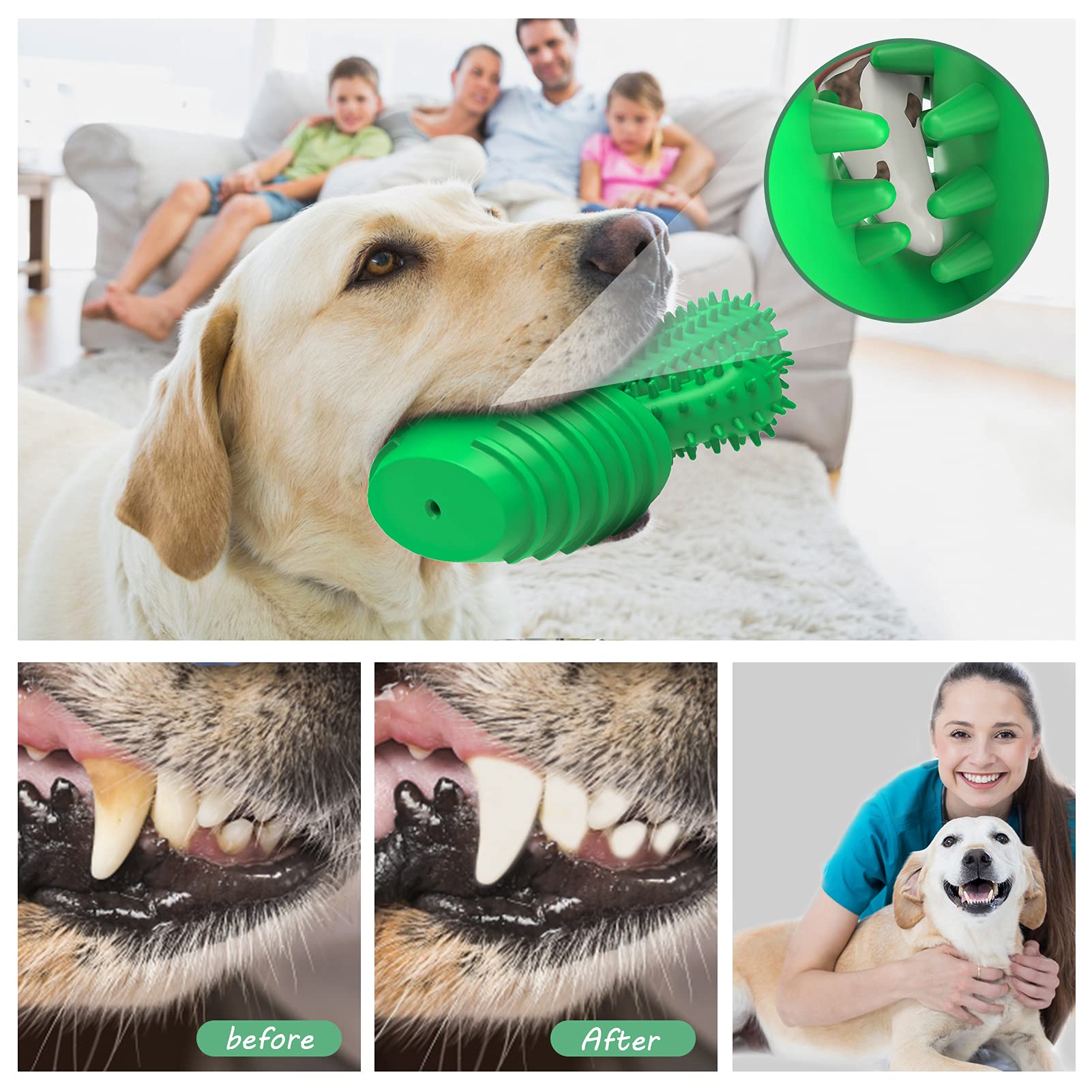 Pamlulu dog chew toy durable construction withstands aggressive chewing.
