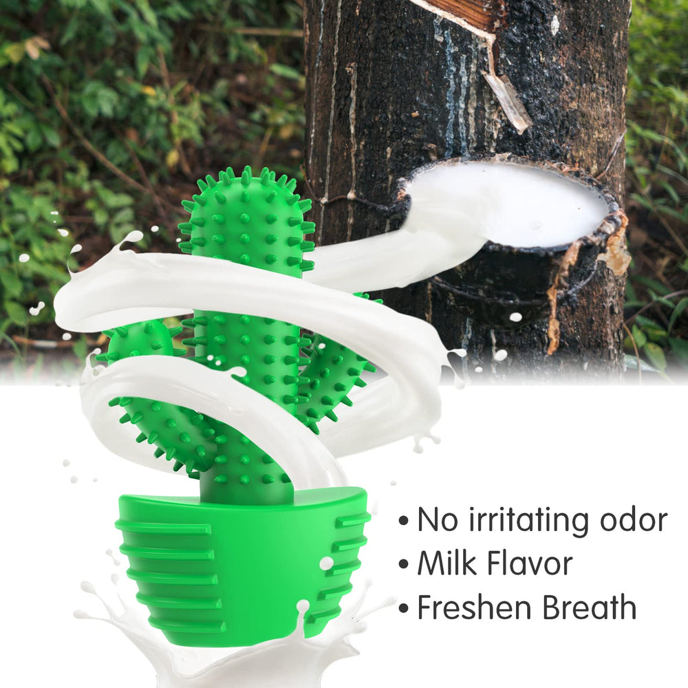 Pamlulu dog chew toy mint flavor adds enticing chewing motivation.