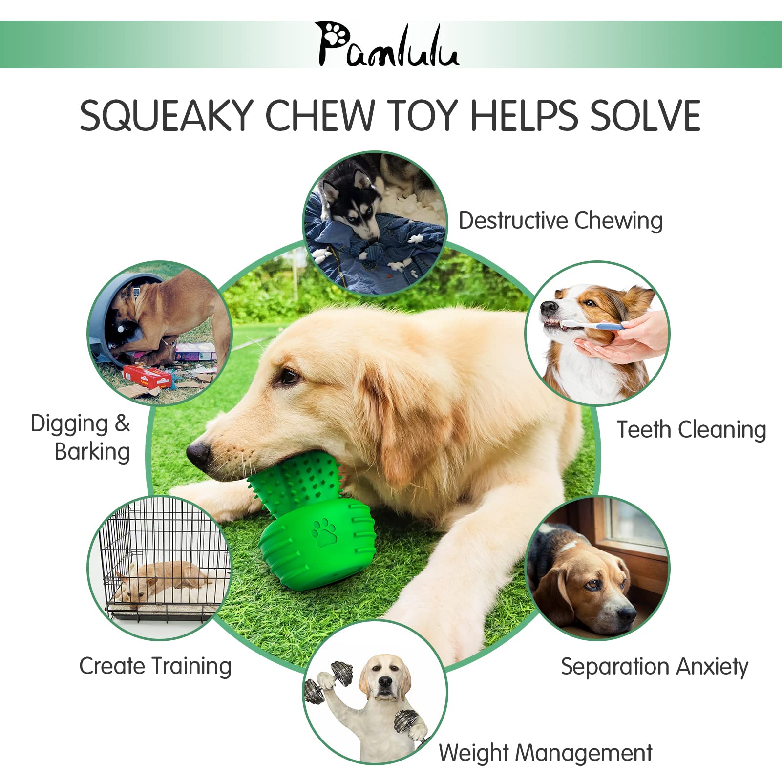 Pamlulu dog toy dishwasher-clean easy to sanitize after play sessions.