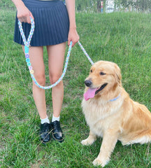 Panda Jianghu braided cotton leash highlights durable craftsmanship for all weather