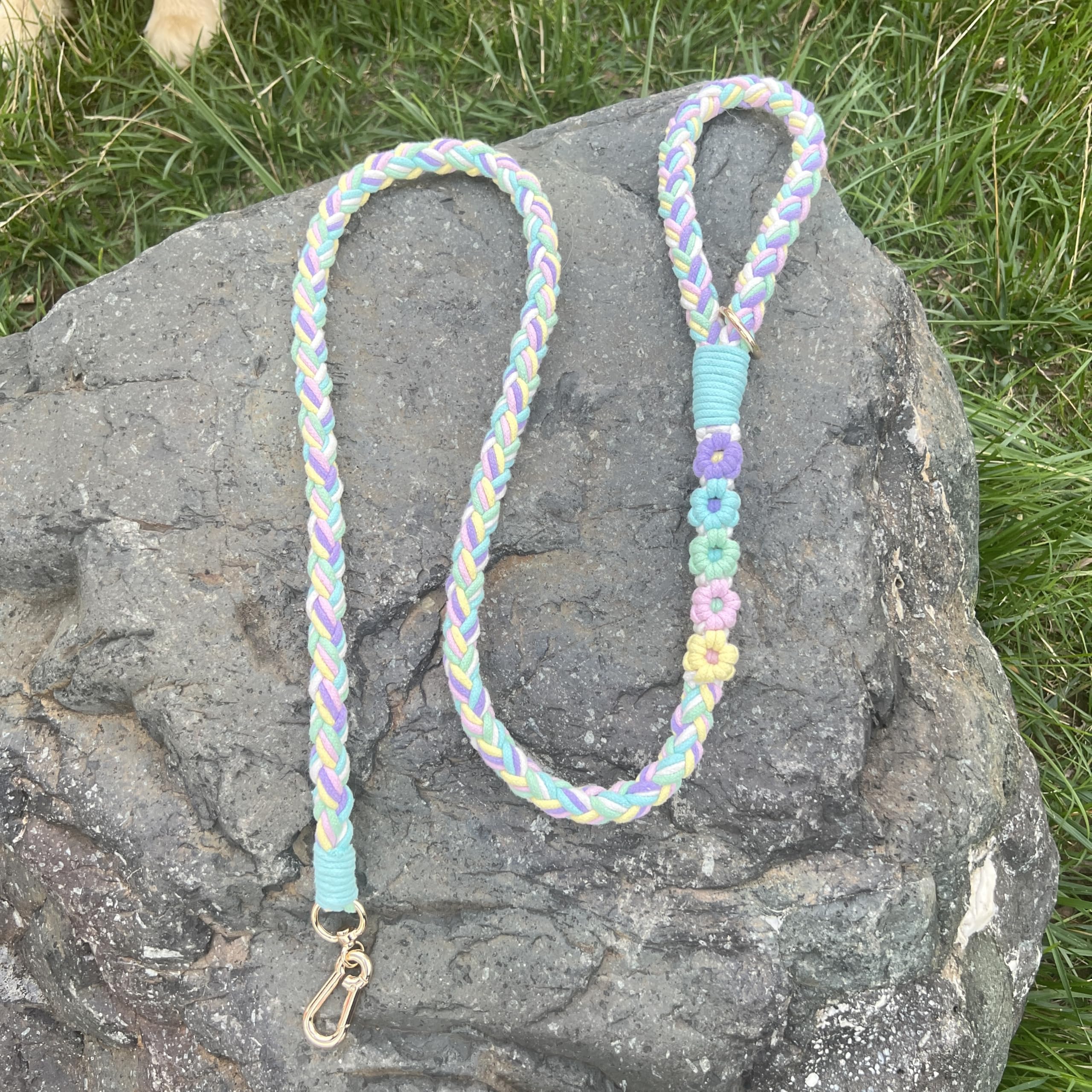 Panda Jianghu durable cotton leash emphasizes strong weave for long lasting reliability