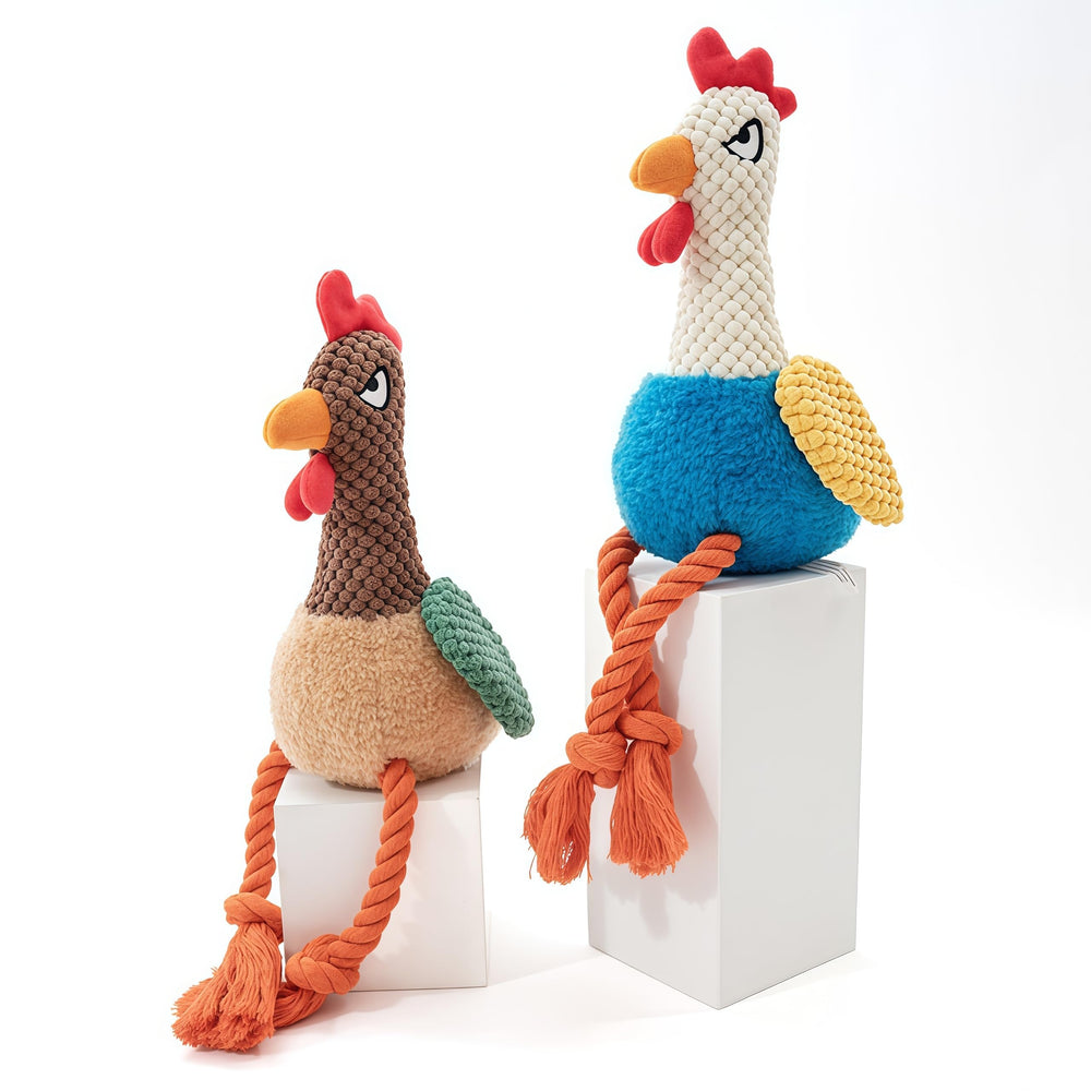 PandySarp plush chicken toy crinkle-feet enhances sensory curiosity during solo or interactive play