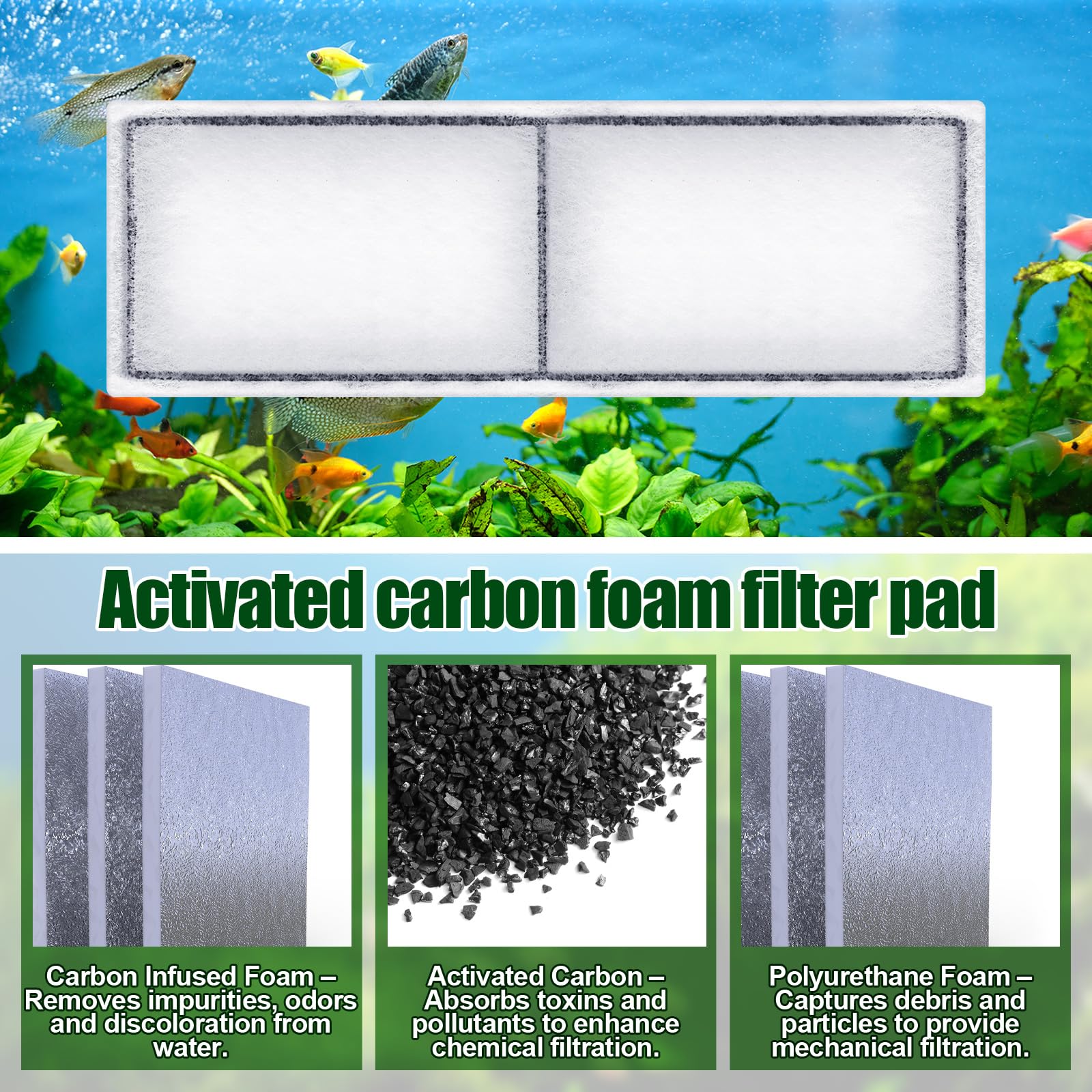 Pangda activated carbon adsorption action demonstrates odor removal and better water quality.
