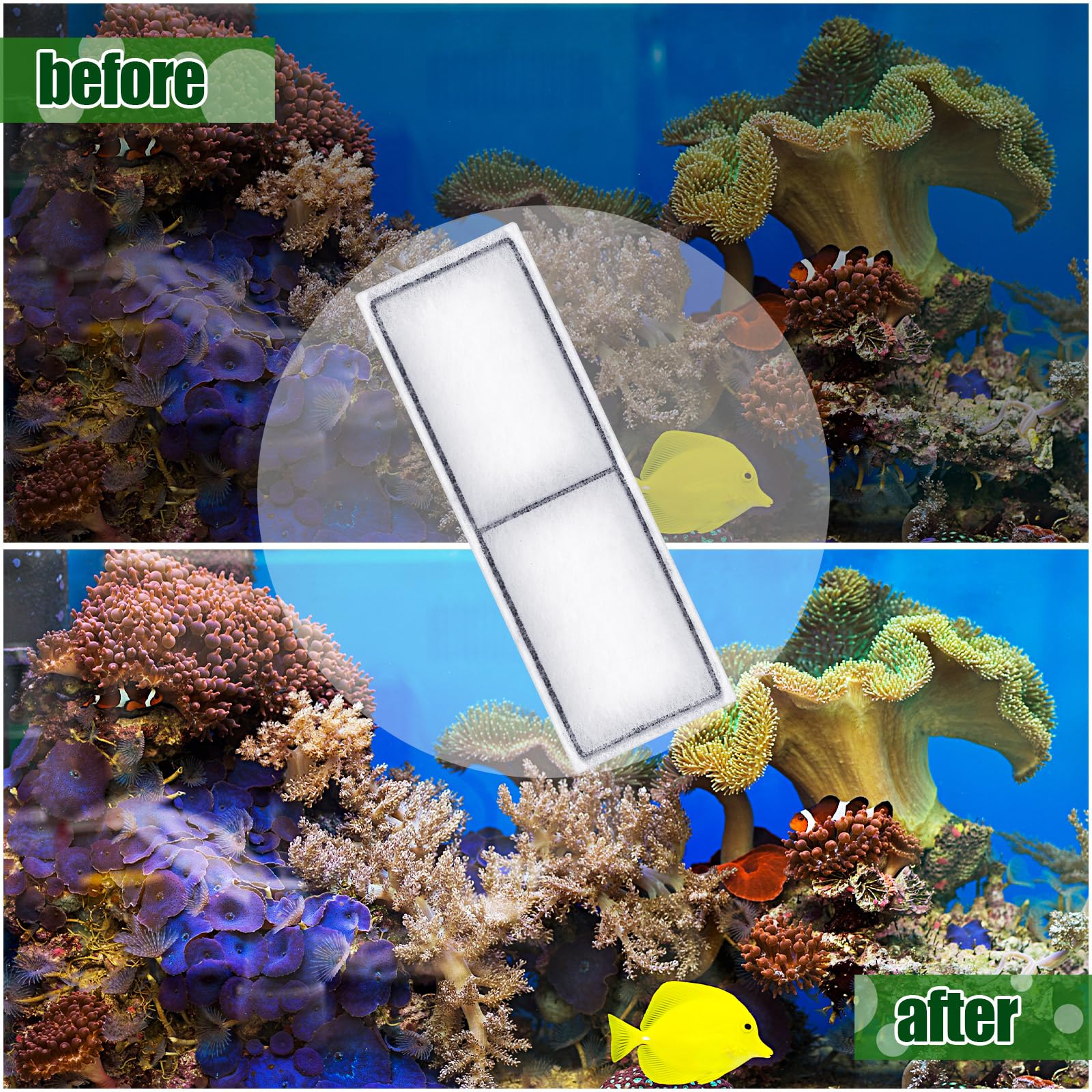Pangda durable filter pad packaging indicates long-term maintenance benefits.