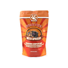 Pangea Gecko Diet Apricot 1lb packaging for reliable complete nutrition