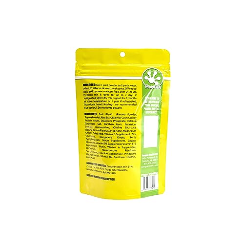 Pangea Gecko Diet with Papaya serving bowl ready for a fruit-loving gecko