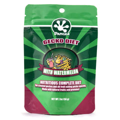 Pangea Gecko Diet with Watermelon bag for easy preparation and feeding