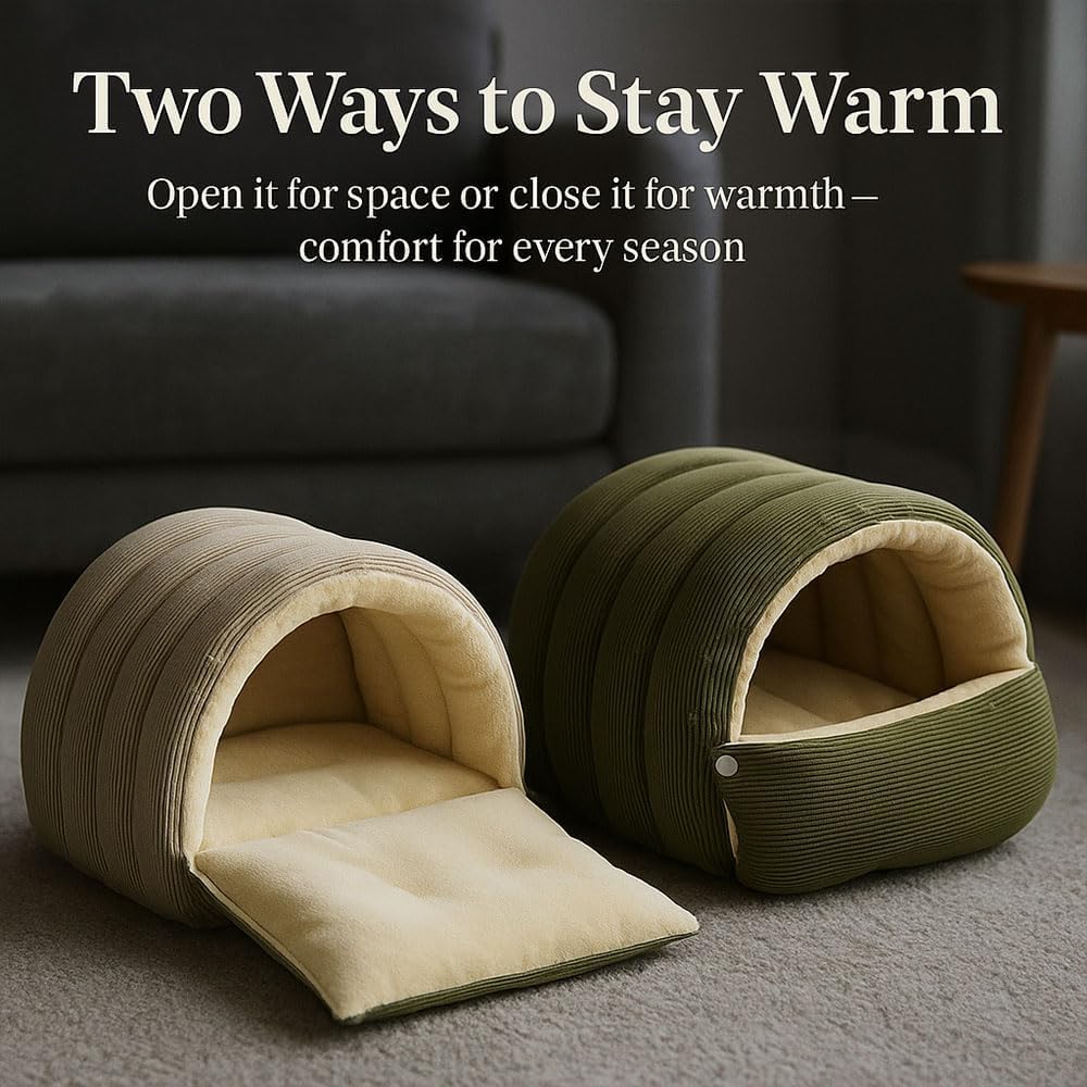 Panmall Calming retreat design provides a secure, cozy hideaway for pets seeking comfort.