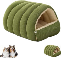 Panmall Cozy Monster Cat Bed with open entrance enables versatile naps and easy access.