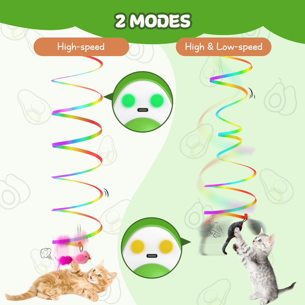 PANRIO automatic hanging cat toy mouse encourages pursuit and quick reflex training