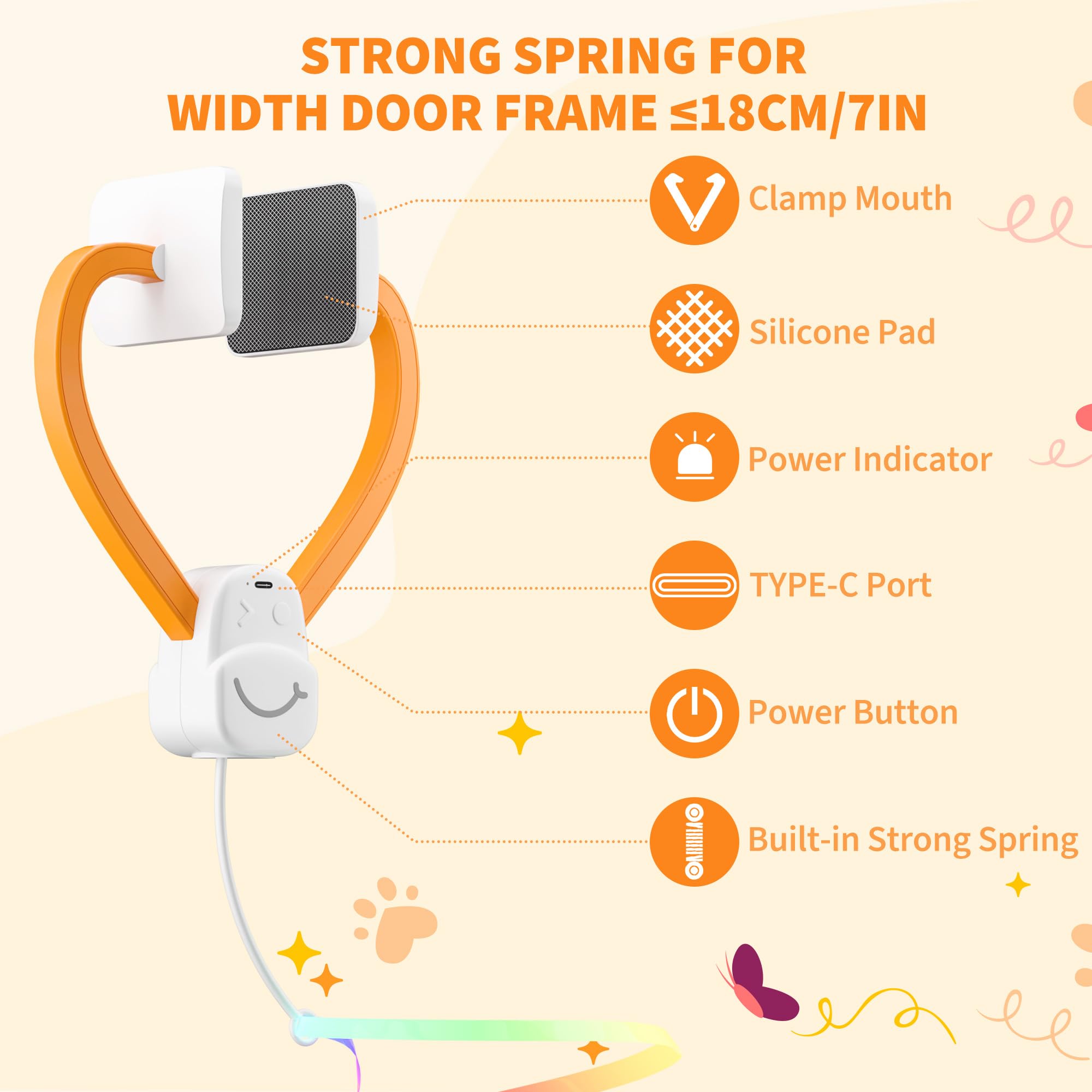 PANRIO feather and rainbow ribbons entice pounce and chase during play.