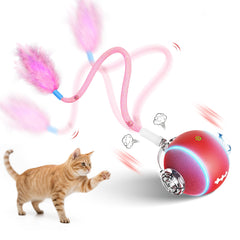 PANRIO interactive cat ball front view for quiet indoor play