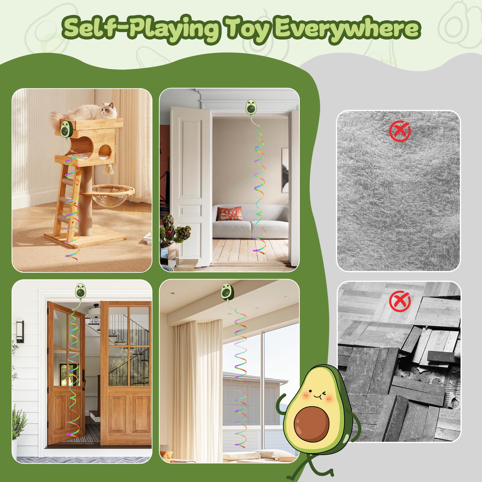 PANRIO interactive cat toy accessories set provides easy replacements for ongoing fun.