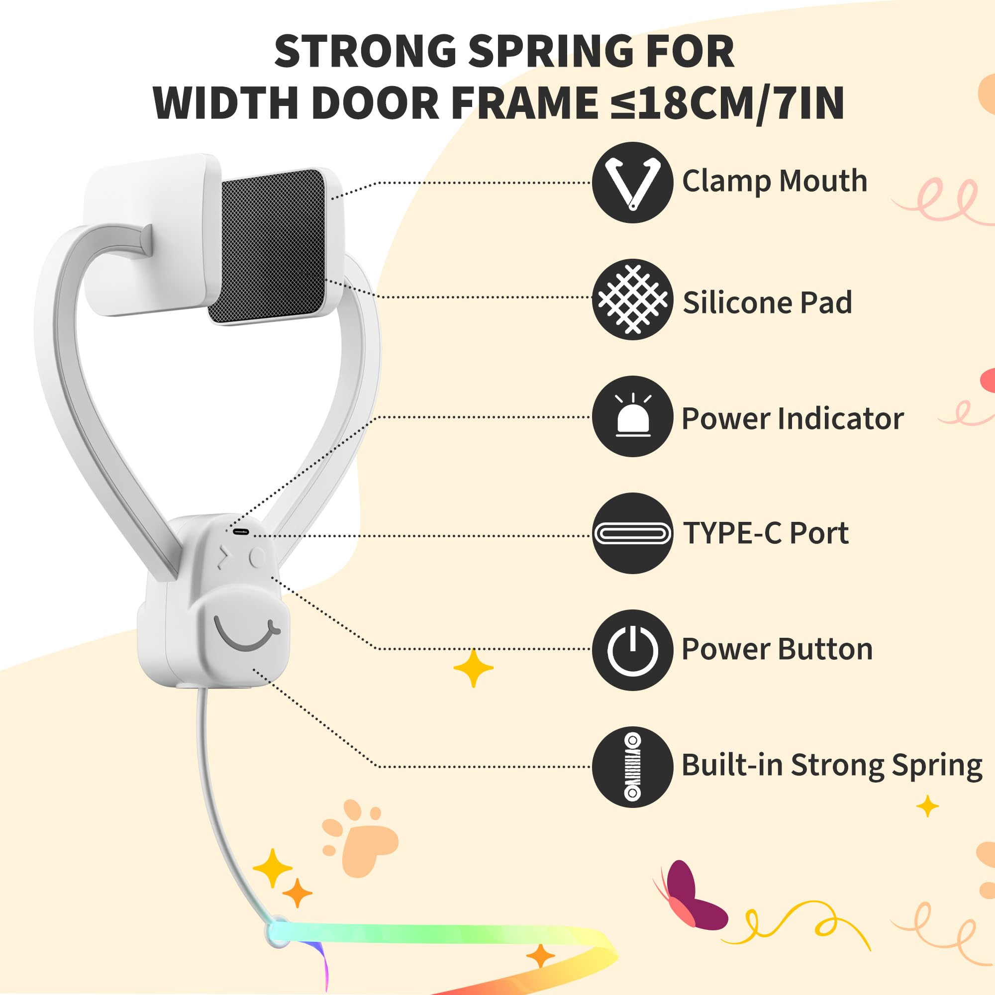 PANRIO silent operation keeps a quiet home during play.