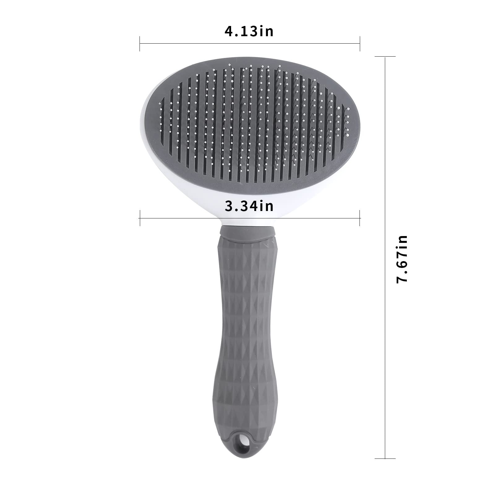 PanSukided cat self-cleaning brush stainless pins for efficient brushing