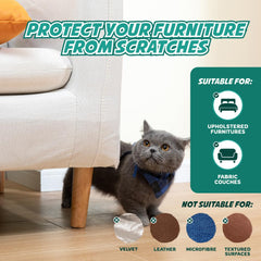 Panther Armor clear surface protector tape blends with upholstery for invisible protection