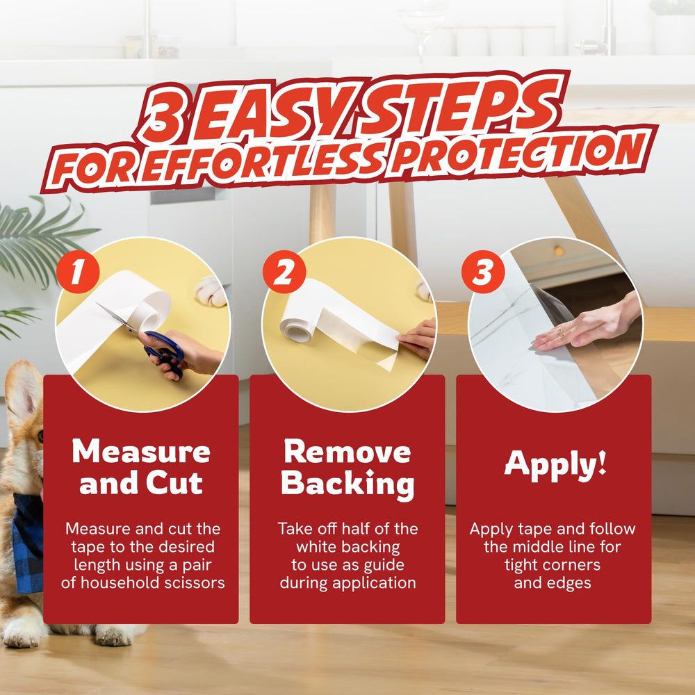 Panther Armor furniture protection with glossy finish blends with décor