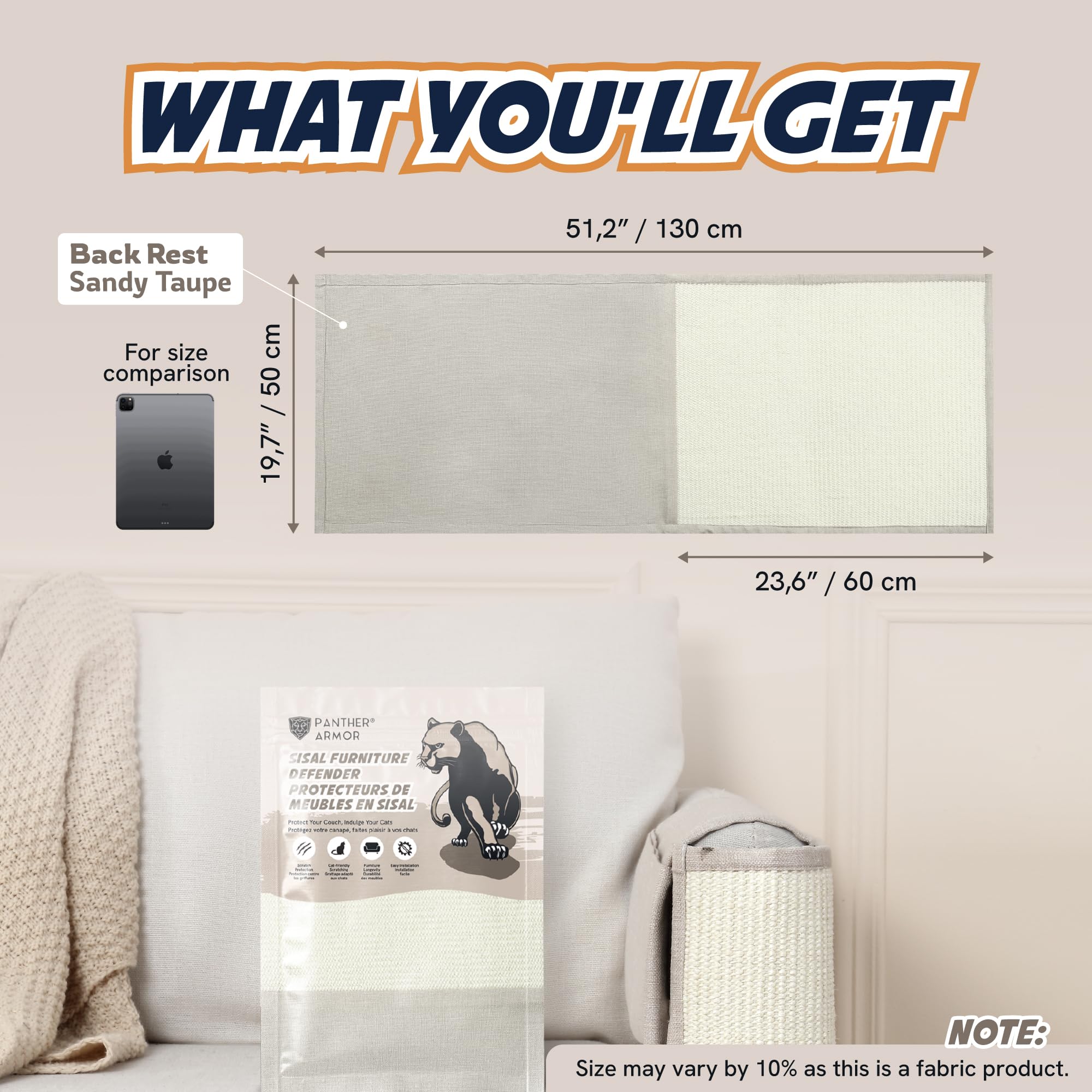 Panther Armor satisfaction guarantee pack signals risk-free purchase