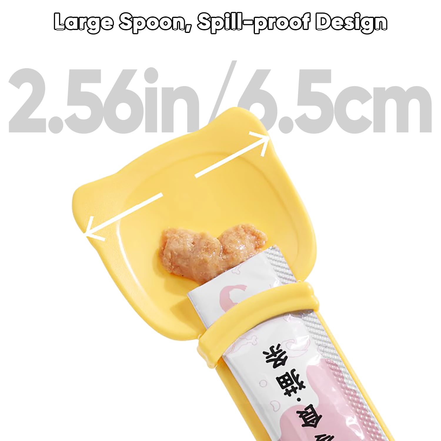 Panup Cat Strip Feeder green, easy-clean feature emphasizes quick rinsing after feeding.