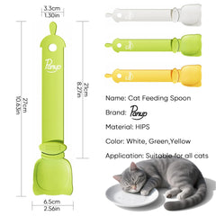 Panup Cat Strip Feeder white close-up highlights durable HIPS material.