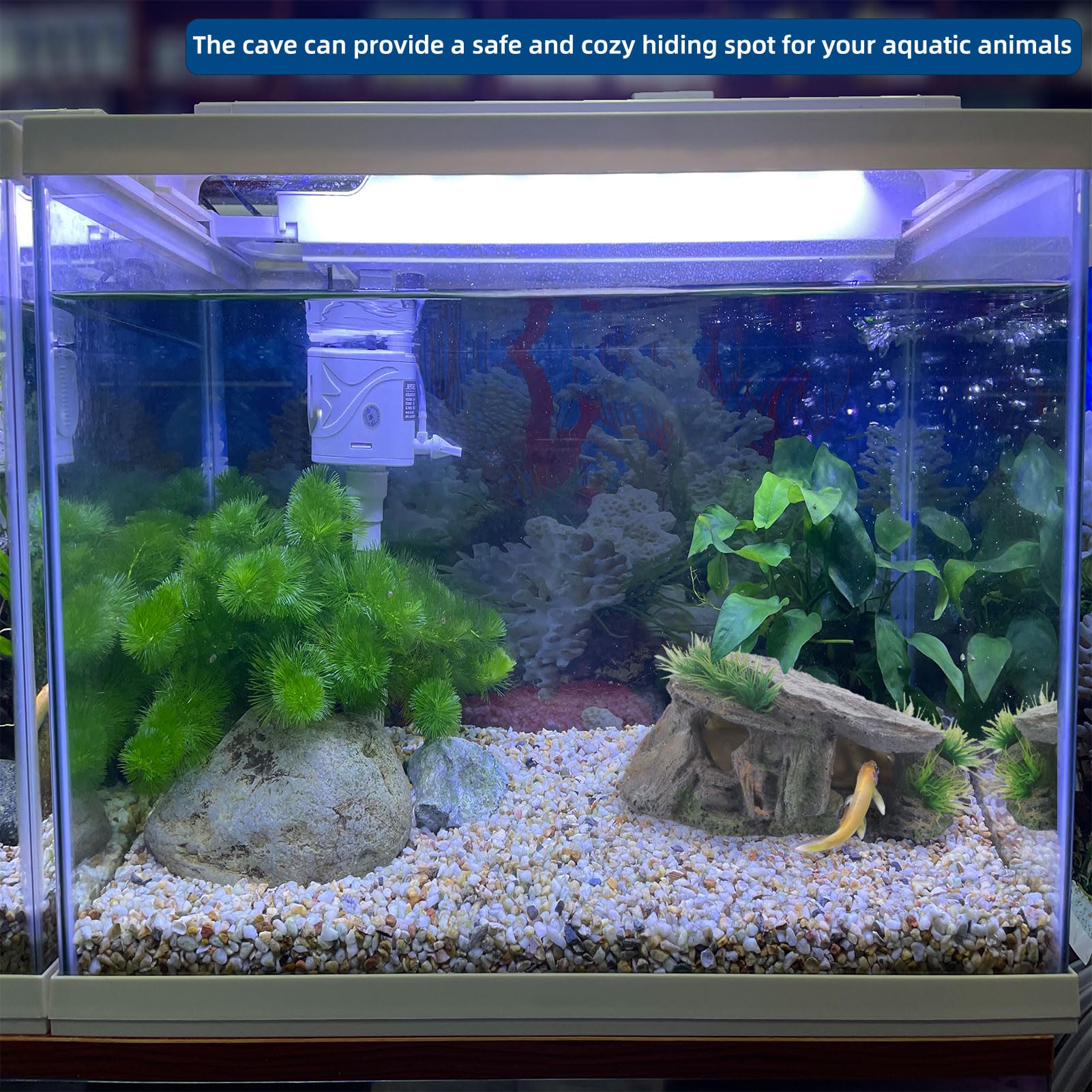 Paoleju aquarium cave resin prep with wash and day-long soak