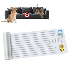 PAPARELA Scat Shock Mat side view shows a 60x12-inch training area deterring pets.