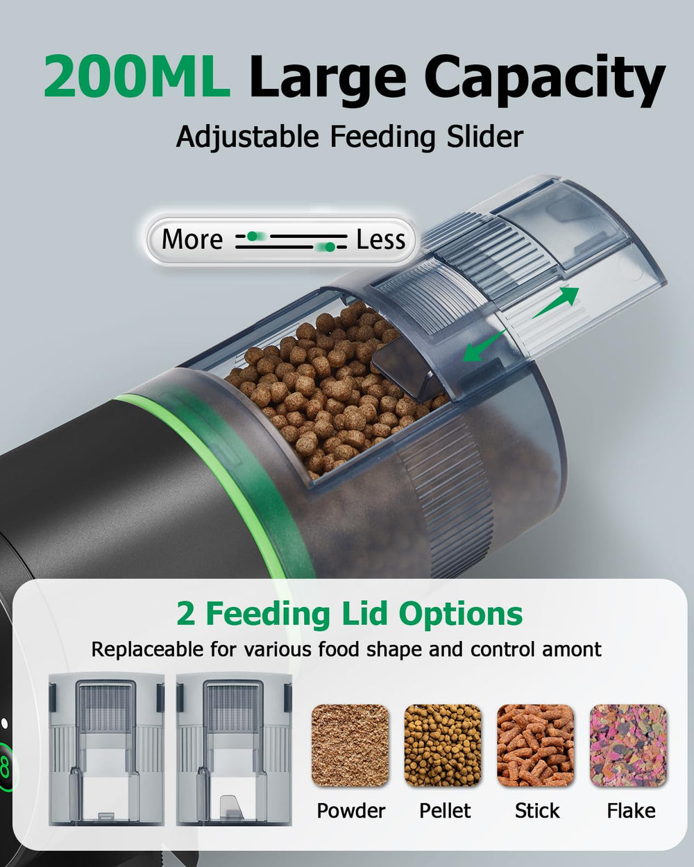 Papettly battery-operated feeder powers your tank without a wall outlet