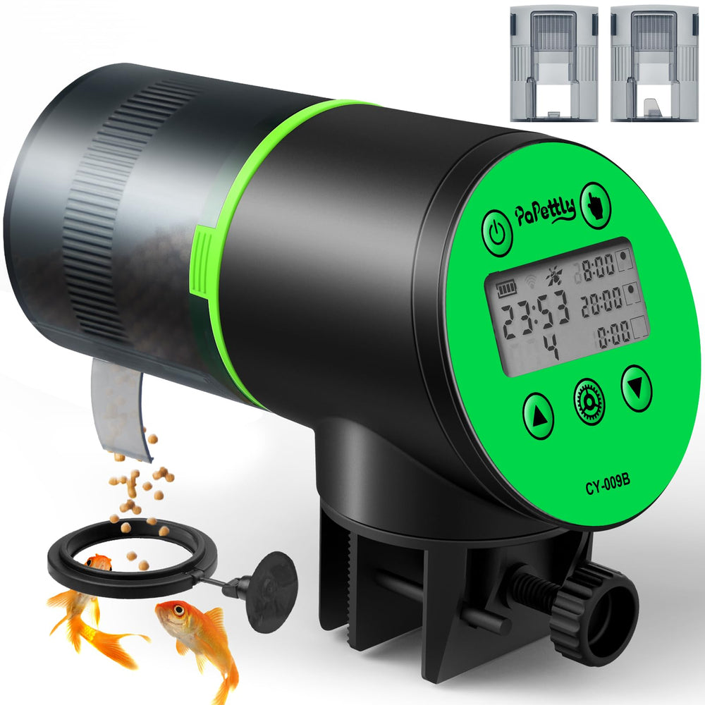 Papettly easy setup offers intuitive operation for busy fish owners