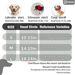 PAPIAMEN ear muffs shield dogs from loud noises, reducing stress during storms and fireworks.