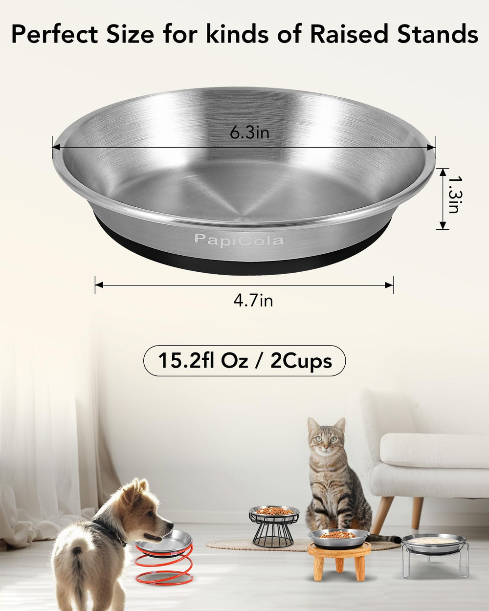 PapiCola dishwasher-safe finish is easy to clean and odor resistant.