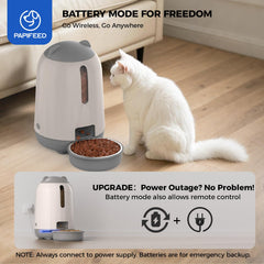 PAPIFEED 3L food bin emphasizes ample storage for days away