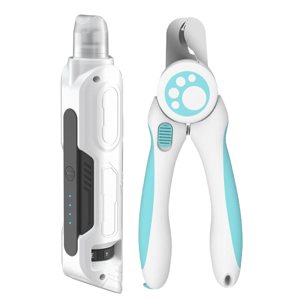 PAPIFEED 6-Speed dog nail grinder quiet enables calm nail care for dogs and cats.