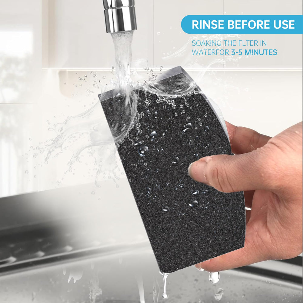 PAPIFEED activated carbon filter hints at odor reduction and water softening.