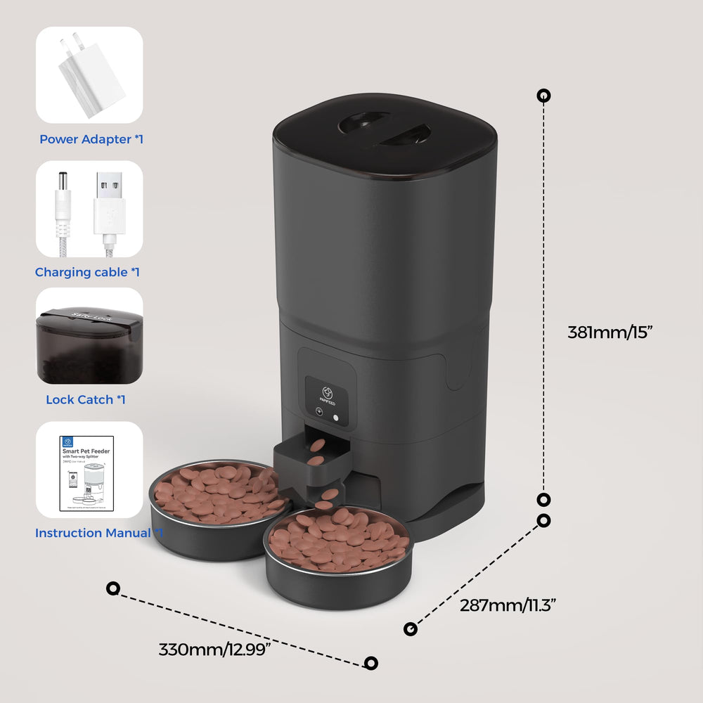 PAPIFEED desiccant box and airtight chamber keep kibble fresh