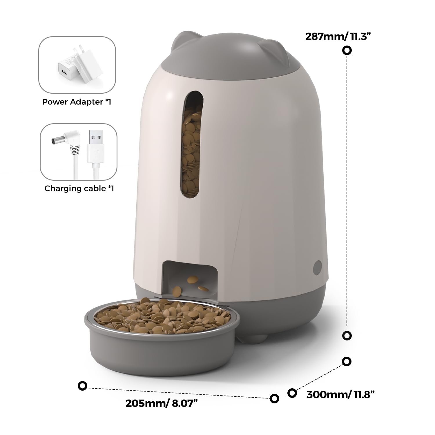 PAPIFEED detachable components enable easy thorough cleaning