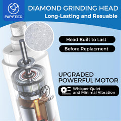 PAPIFEED dog nail grinder offers three speeds for customized nails