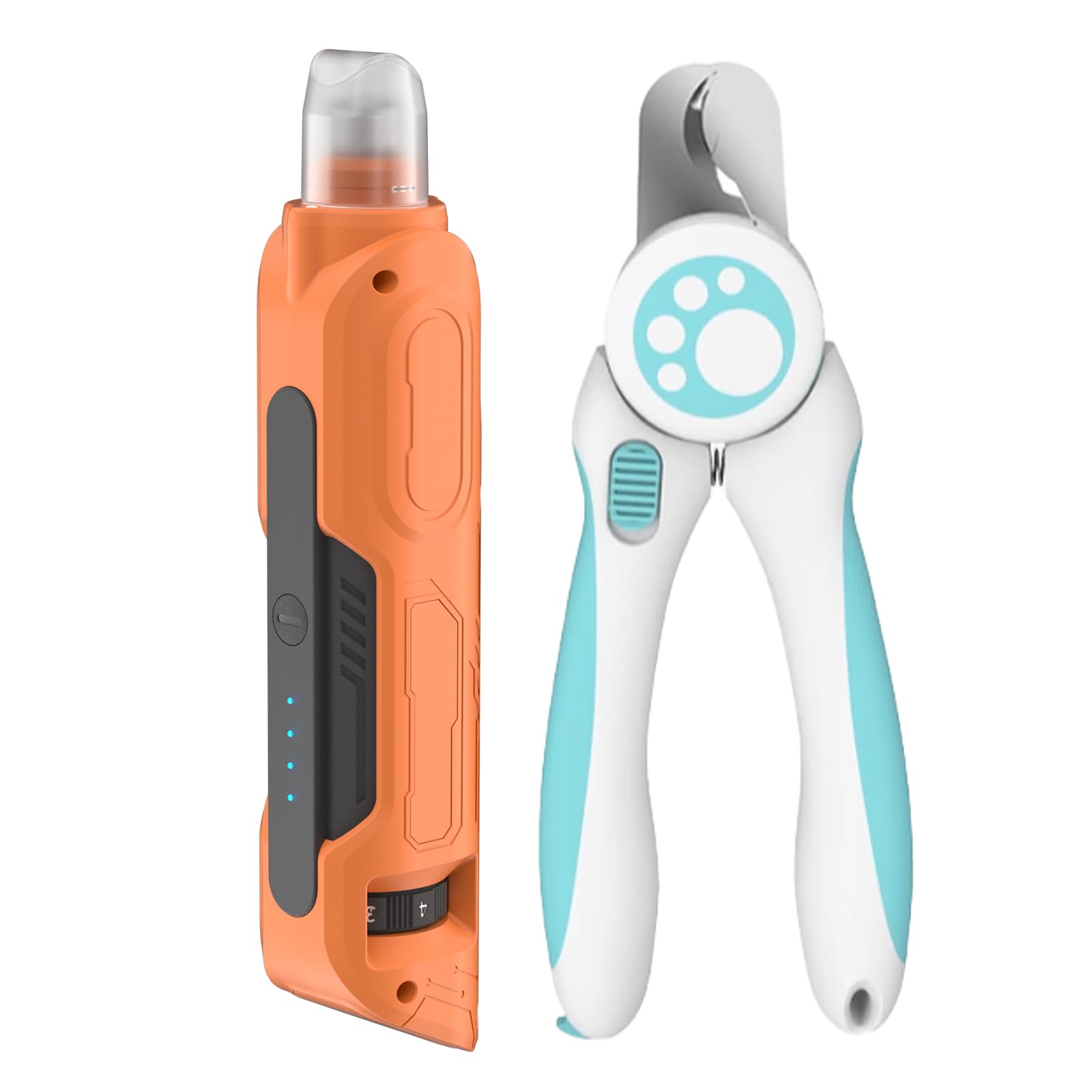 PAPIFEED dog nail grinder 6-speed in action for gentle nail care.