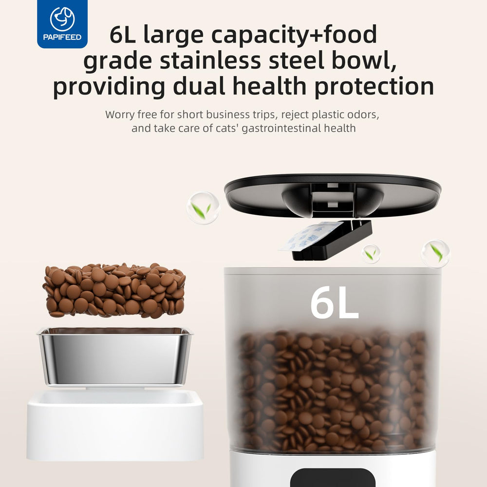 PAPIFEED dual-power supply supports uninterrupted feeding during outages.