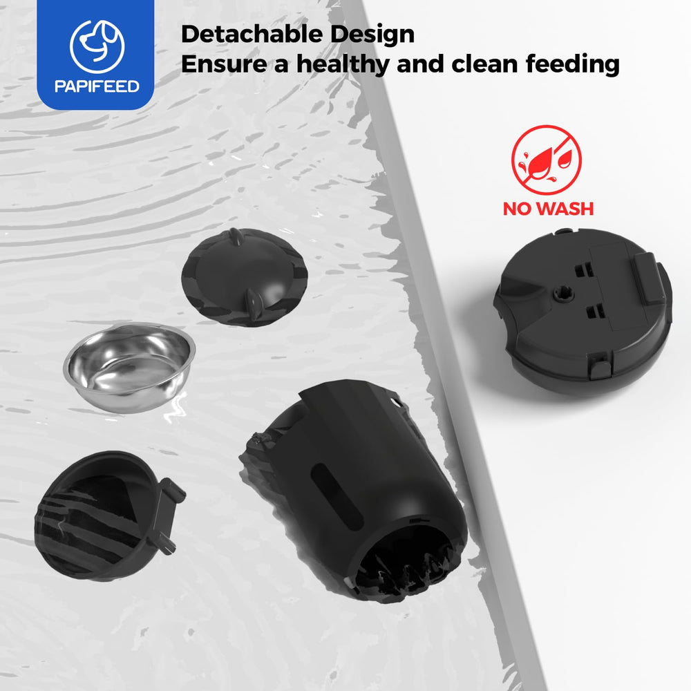 PAPIFEED knob lid cover helps prevent food theft by pets.