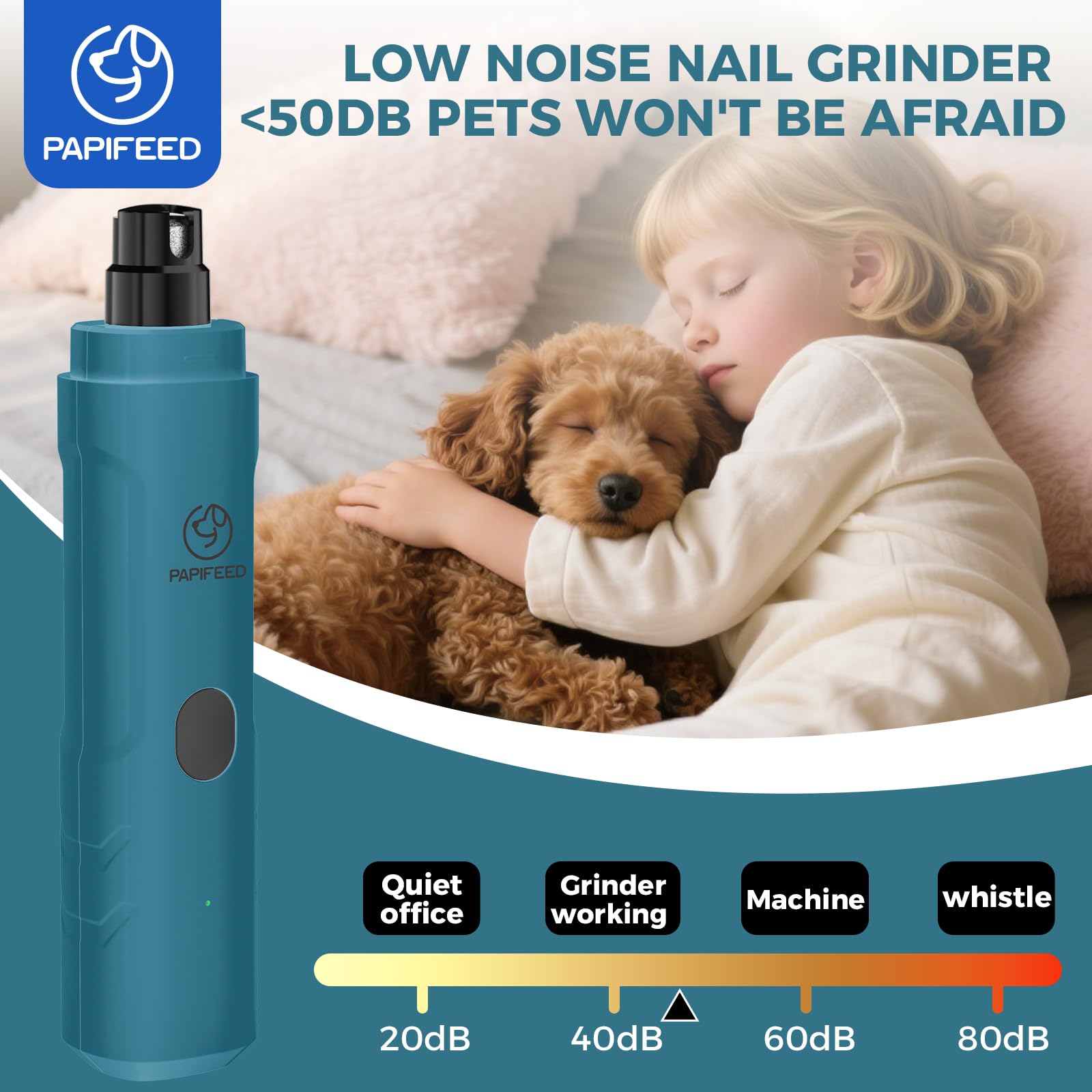 PAPIFEED 3 ports for small, medium, and large dogs