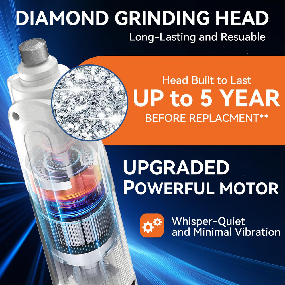 PAPIFEED Type-C charging offers convenient power for ongoing nail care.