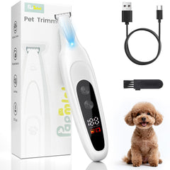 PAPMINI Ultra-Sharp Dog Paw Trimmer blade closeup for precise grooming