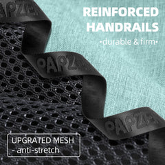 PAPZER 2-in-1 travel system with side panel for car seat belts or luggage