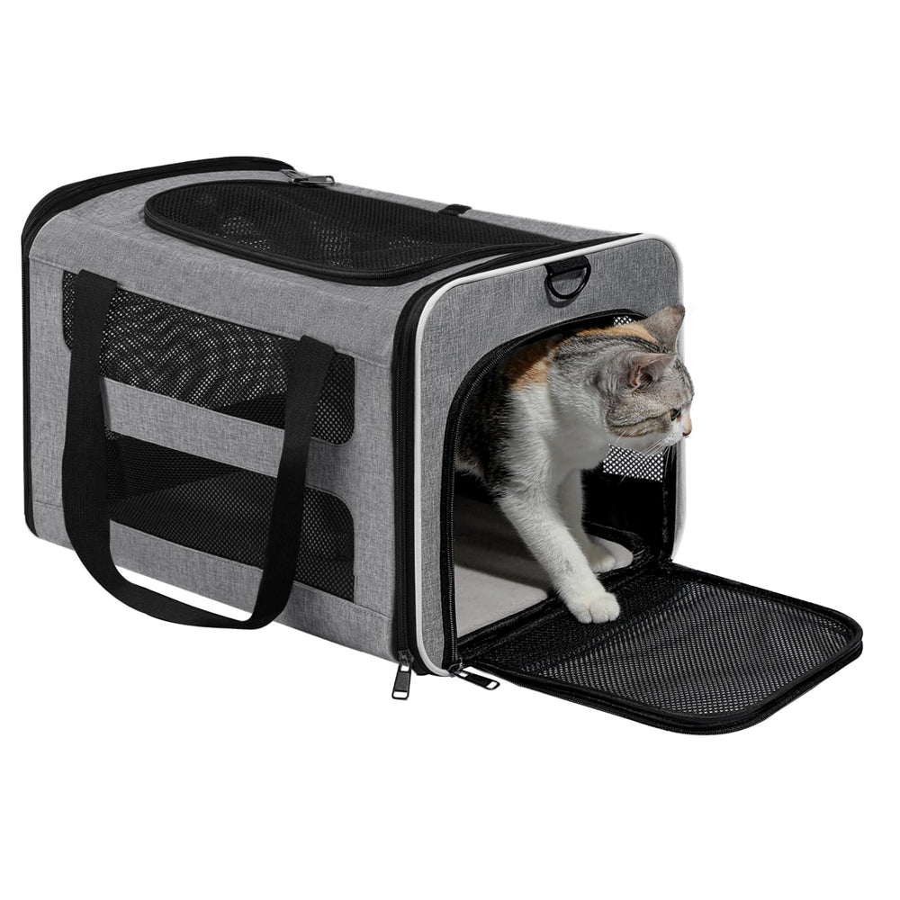 PAPZER flight-ready under-seat carrier supports easy air travel.
